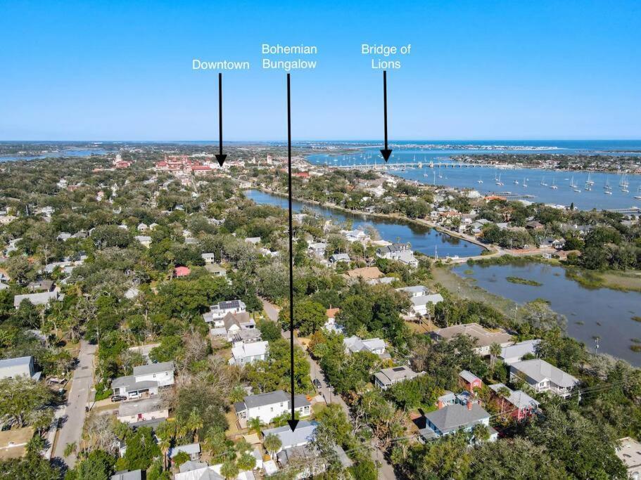 Luxurious Bohemian Bungalow In Lincolnville - Mins From Downtown! St. Augustine Exterior foto